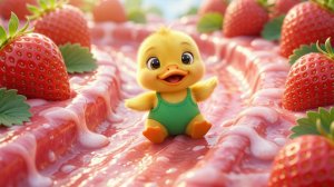 🍎🍊ОБУЧАЮЩАЯ МУЛЬТИК-ПЕСЕНКА: ФРУКТОВАЯ ГОРКА УТЁНКА КРЯ! УЧИМ ФРУКТЫ🌈ВИДЕО ДЛЯ ДЕТЕЙ