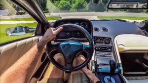 Lamborghini Diablo 1991 POV DRIVE в 4К!