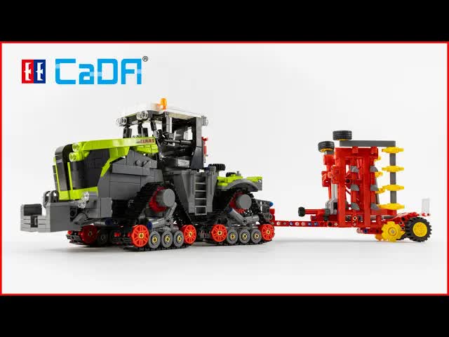 CaDA CLAAS XERION 5000 TRAC TS (C65012W) — сборка конструктора