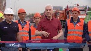 Собянин дал старт движению по новой эстакаде на шоссе Энтузиастов