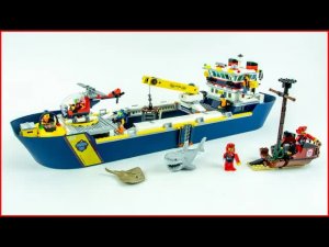 LEGO City 60266 Корабль для исследования океана — скоростная сборка