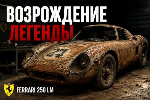 Восстановление ржавого заброшенного Ferrari 250 LM 1965 года