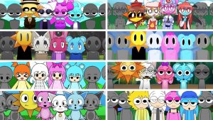 Sprunki - Incredibox но ТОЛЬКО МИСТЕР СОЛНЦЕ и ВЕНДА и ПИНКИ и СКАЙ в ЧЕЛОВЕЧЕСКОЙ МОДИФИКАЦИИ