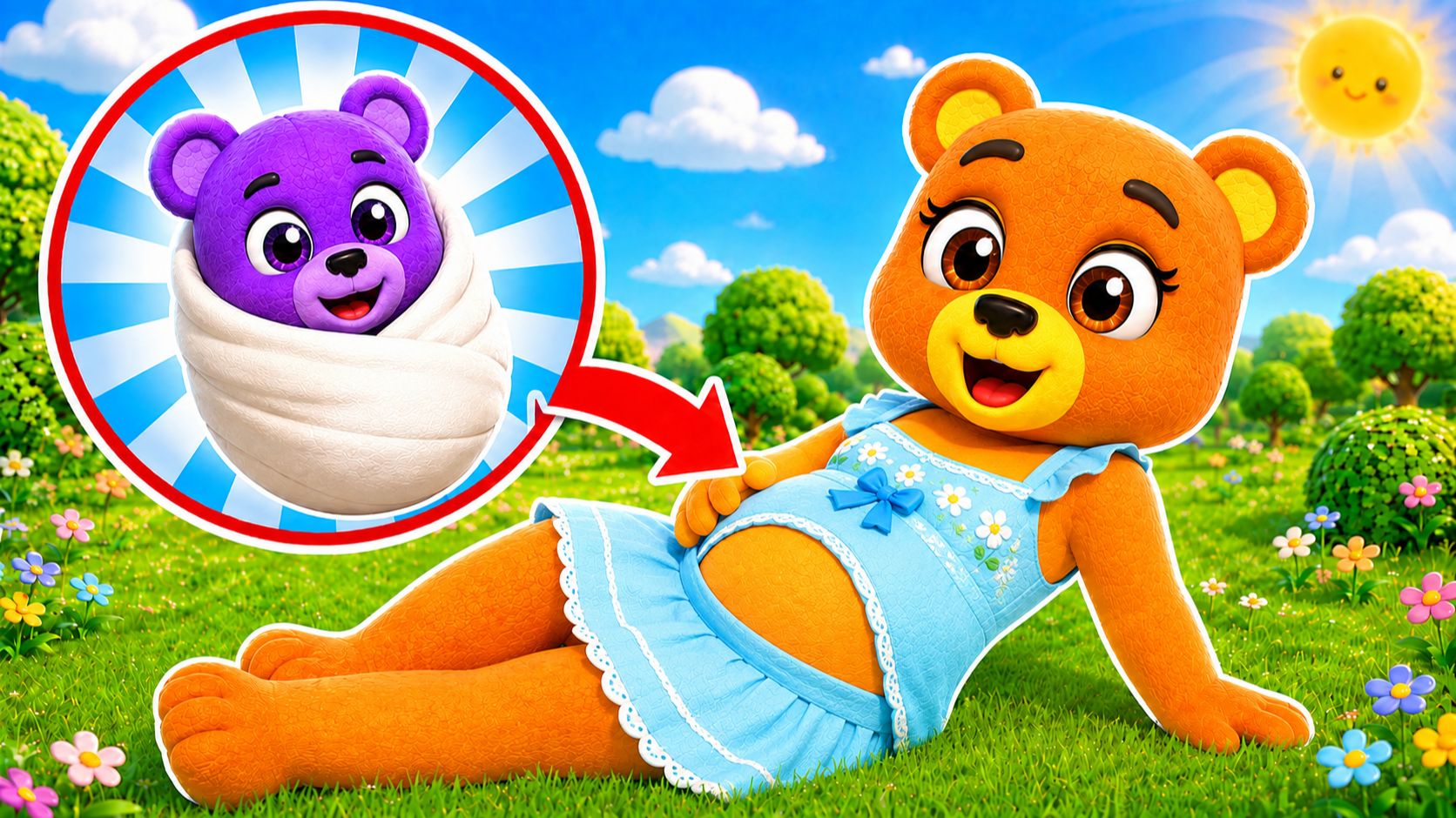 😳Я РОДИЛА ФИОЛЕТОВОГО МИШКУ в ИГРЕ СУПЕР МИШКА! SUPER BEAR ADVENTURE