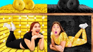 Секретный Домик Под Кроватью # Богатая vs Бедная Челлендж от
