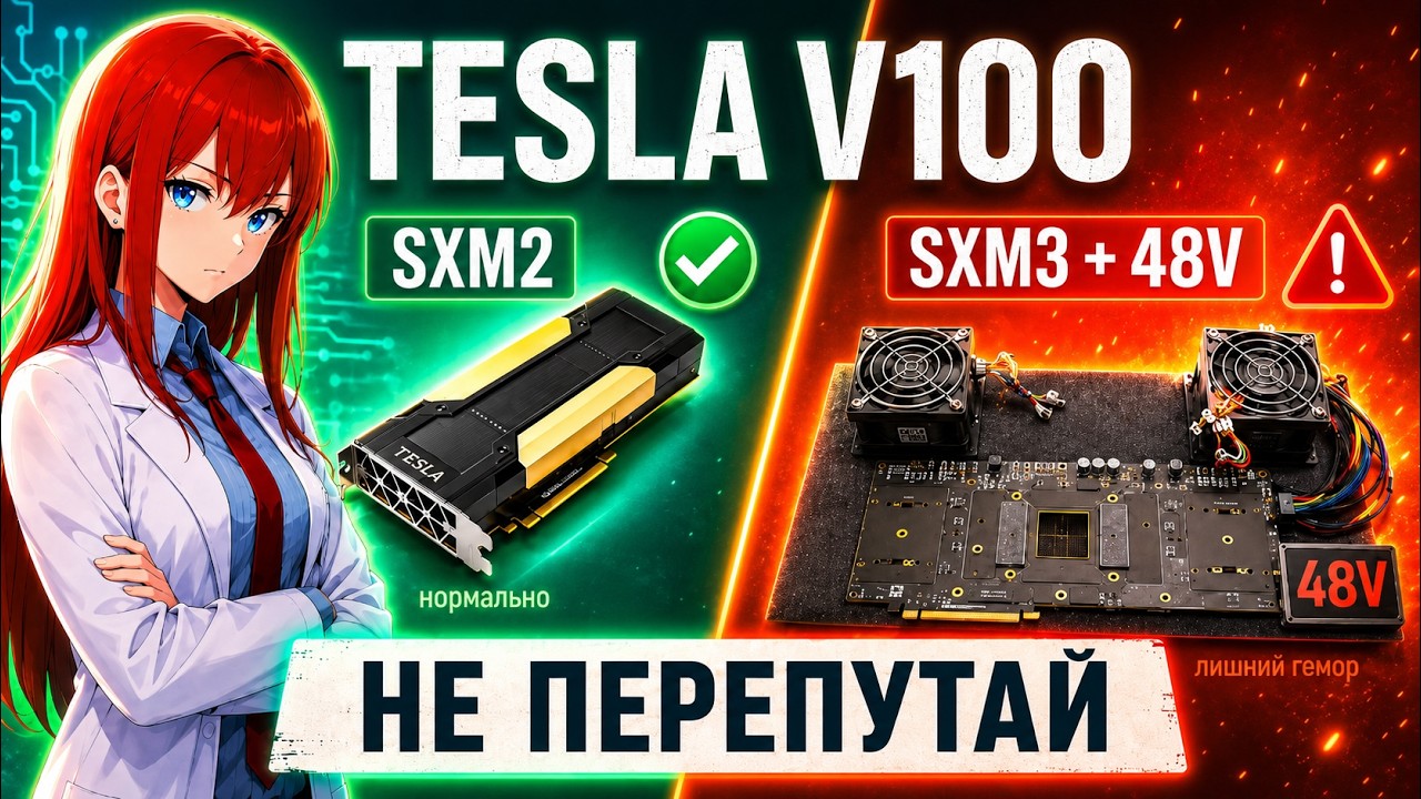Tesla V100: главная ошибка при покупке.