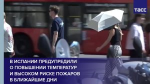 В Испании предупредили о повышении температур и высоком риске пожаров в ближайшие дни