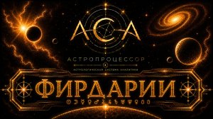 Фирдарии в АСА | Прогноз по планетарным периодам, тайм-лордам и средневековой астрологии