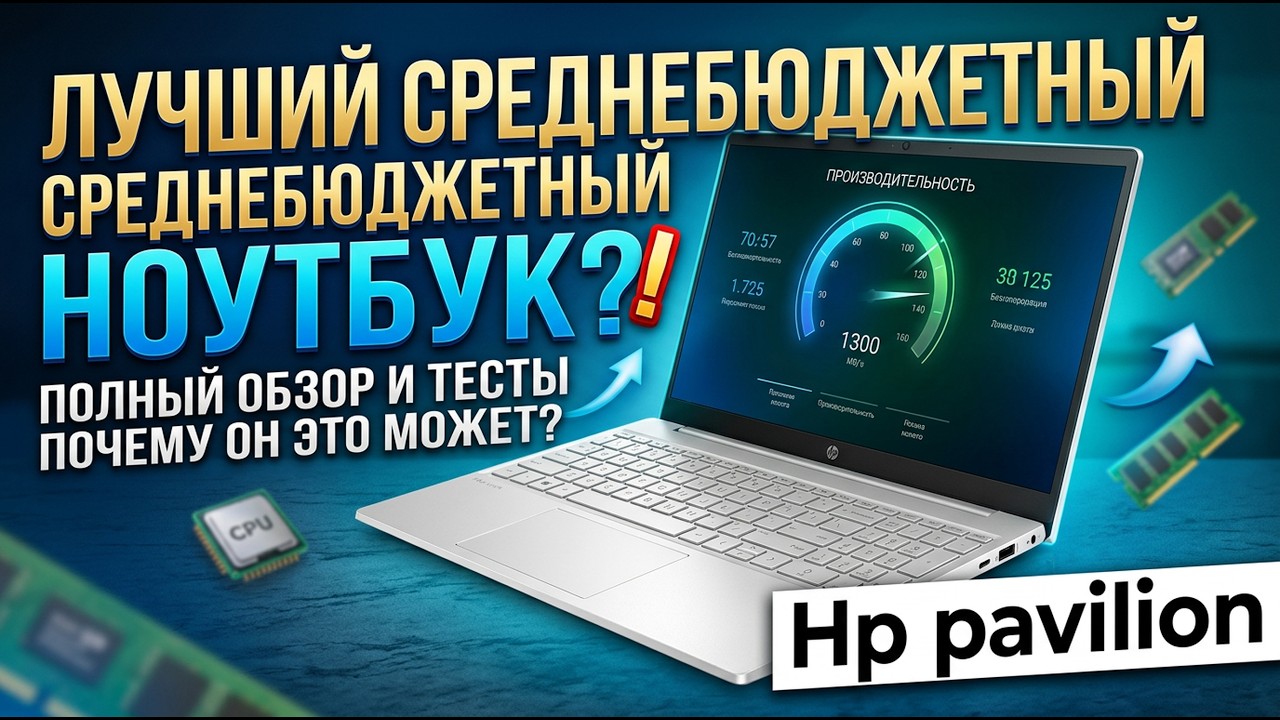 HP Pavilion 15 на I5-1335U: стильный ноутбук на каждый день
