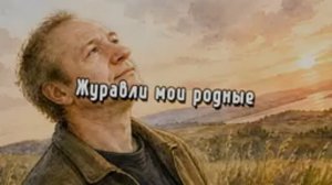 Журавли мои родные