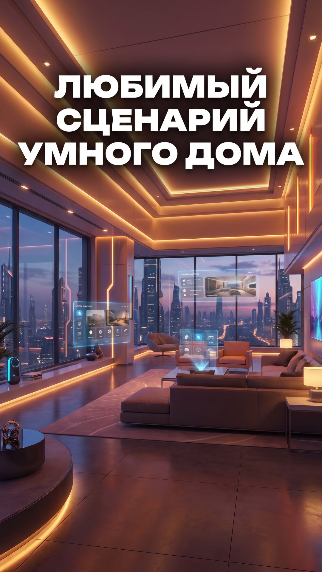 Любимый сценарий умного дома
