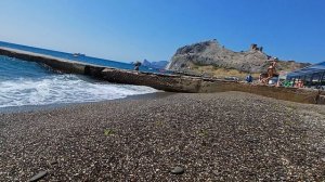 Крым. Судак. 07.08.26. Звуки моря. Живая обстановка.