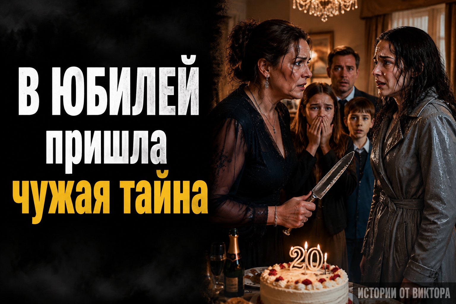 На годовщину муж привёл в дом незнакомую женщину