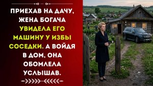 Приехав на ДАЧУ, жена БОГАЧА увидела его МАШИНУ у избы СОСЕДКИ. Истории из жизни. Аудиорассказ.