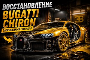 Восстановление ОЧЕНЬ БЫСТРОГО гиперкара | Заброшенный Bugatti Chiron