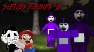 Bendy and Mario plays Slendytubbies II Final part TINKY WINKY