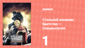 Стальной алхимик: Братство — Спецвыпуски 1 серия (аниме-сериал, 2009)