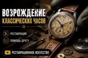 Реставрация классических механических часов: помощь другу