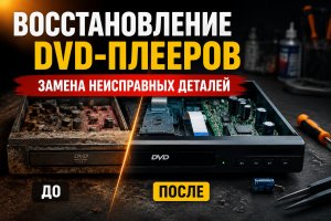 Восстановление выброшенных DVD-плееров: замена неисправных деталей