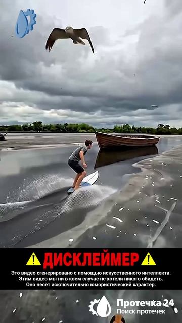 опасно кровля под водой