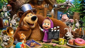 Маша и медведь | пицца | мультик | игра #машамедведь #игра