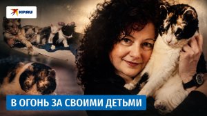 Мама с большой буквы: Скарлетт пять раз возвращалась в огонь, чтобы спасти своих котят