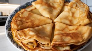 ПРОЩЕ рецепта не найдете! САМЫЕ ВКУСНЫЕ тонкие блины! Блины на молоке на Масленицу!