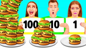 100 Слоев Еды Челлендж # Смешные Cитуации