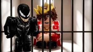 Roblox играю в скине венома пока король в тюрьме