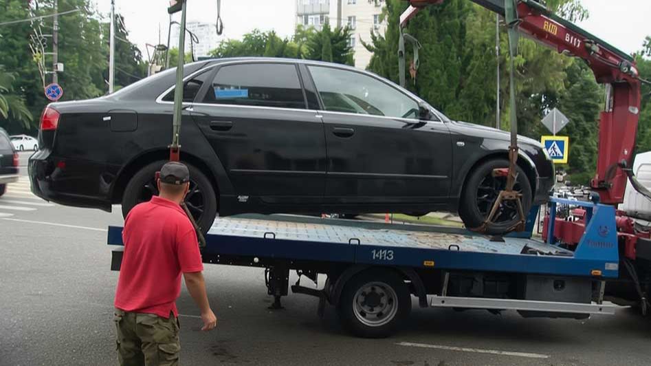 За один рейд в центре Сочи эвакуировали 15 машин
