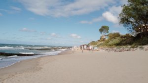Море Зеленоградска 7 августа чёрный флаг