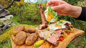 Мясной пир в лесу: жарим на открытом огне