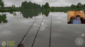 Russian Fishing 4 / оз. Янтарное /оз,Медвежье/р,Волхов/ Карп/Лещ ч10 (Фарм серебра)с вебкой