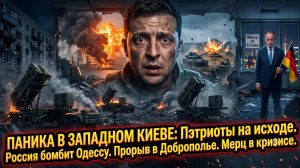 💥Меркурис | Киев в панике: Patriot на исходе - Россия крушит Одессу и прорывается в Доброполье