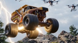 Монстр Траки. Гонки машин. Аварии Monster Jam Showdown
