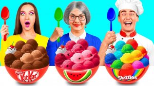 Кулинарный Челлендж# Я против Бабушки # Смешные Челленджи с Едой от