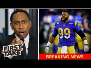 FIRST TAKE | «Rams will have the greatest defense ever!» – Stephen A. on Aaron Donald's return