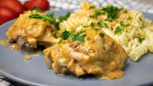 Курица в ЛУКОВОМ соусе — сочная, нежная и невероятно вкусная! #178