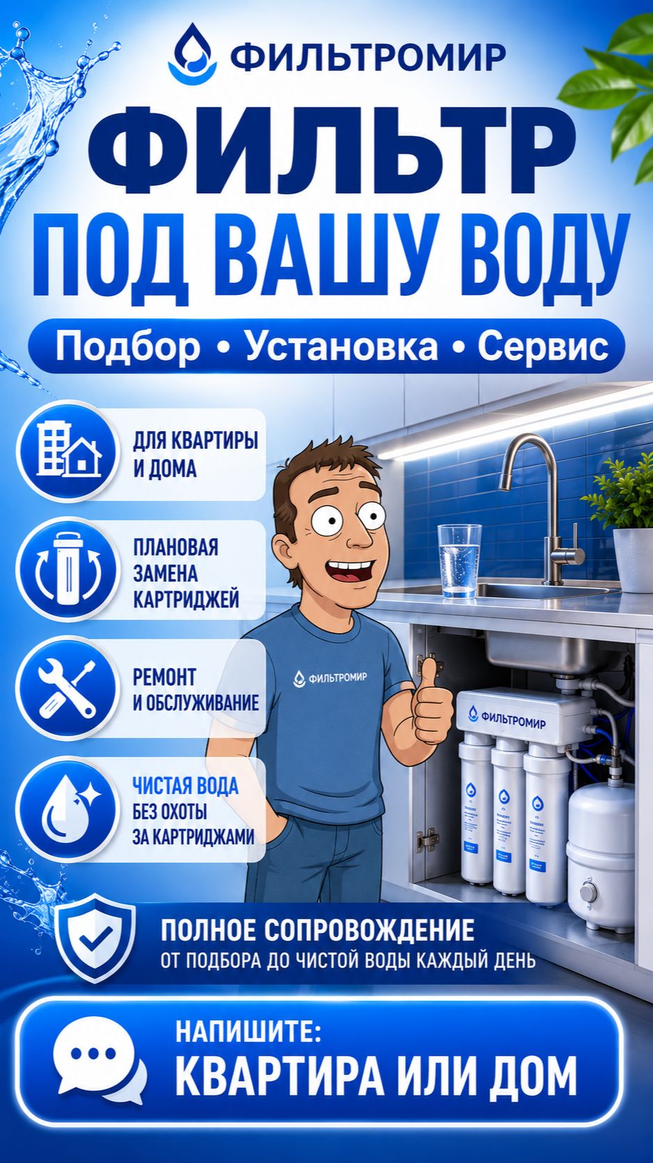 ФИЛЬТР НУЖНО ПОДБИРАТЬ ПОД ВОДУ, А НЕ ПО ЦЕНЕ