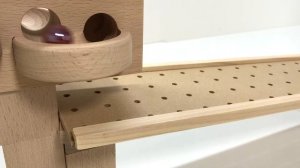 Мраморный трек ASMR ☆ Волнистый склон HABA, извилистые рельсы Tiisanadaikusan и MarblePackRail в кон