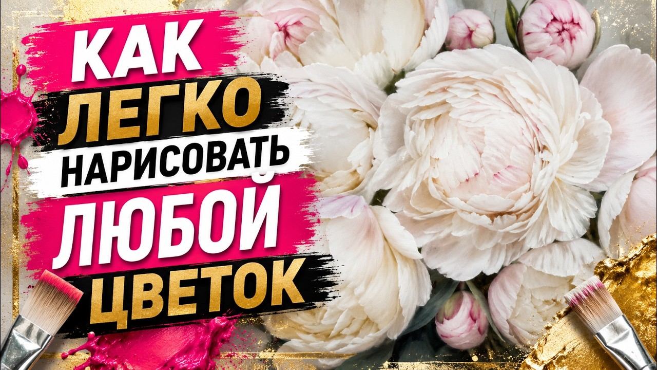 Как правильно рисовать лепестки