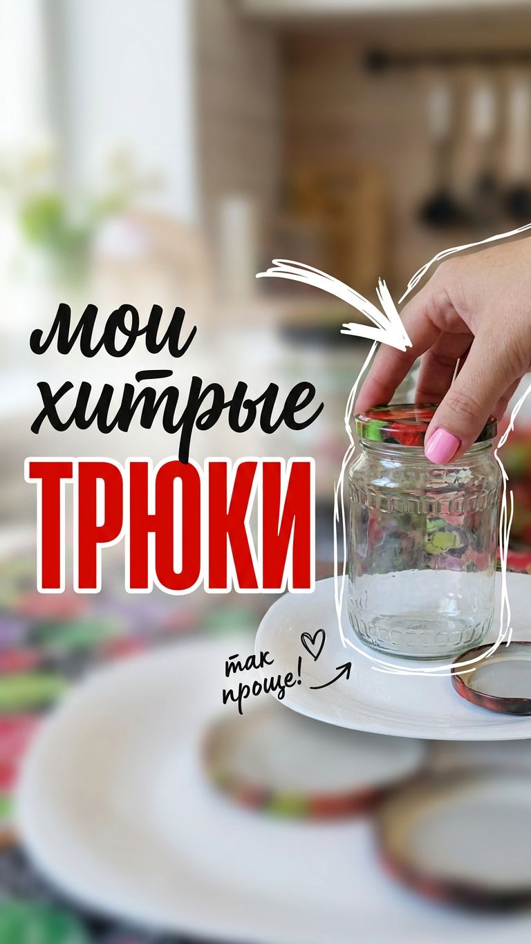 Хитрый трюк для заготовок! #заготовки #трюк #стерилизация #крышки