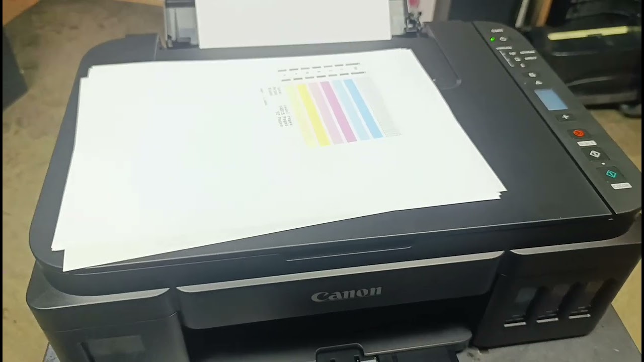 Canon G3411 восстановление цвета через кнопку обслуживания.