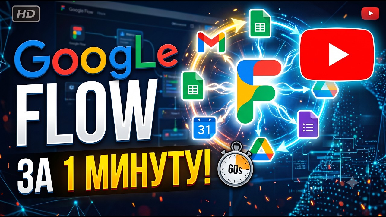Google Flow за 1 Минуту#flow#googleflow #ai