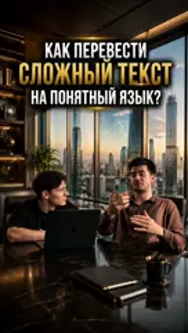 Как перевести сложный текст на понятный язык?