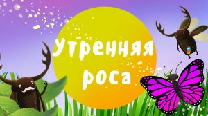 Утренняя роса.