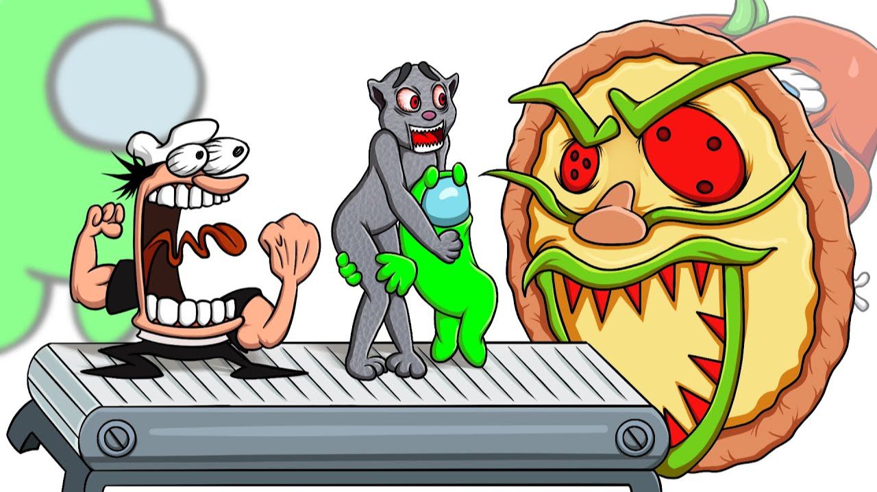 АМОГУС и ДЖУАН против 🍕БАШНЯ ПИЦЦЫ!