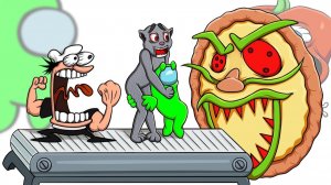 АМОГУС и ДЖУАН против 🍕БАШНЯ ПИЦЦЫ!