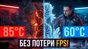 Греется видеокарта? Делай АНДЕРВОЛЬТИНГ! Минус 15°C без потери FPS 🥶🔥 #андервольтинг #видеокарта