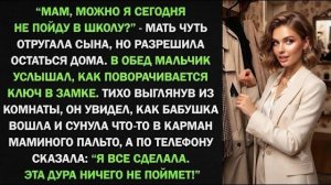 Истории из жизни| «Мам, можно не пойду в школу?» |Аудио рассказы|Жизненные истории